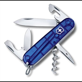 Offiziersmesser Spartan, das Standard-Modell Cell. blau transparent