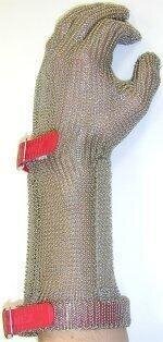 Euroflex-Stechhandschuh mit Kunststoffband und 19 cm Stulpe XXL = extra-extra groß (Oliv)