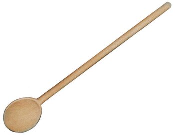 Holzkochlöffel, rund