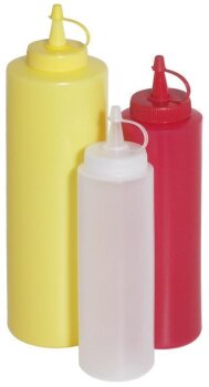 Quetschflasche , rot 0,35L
