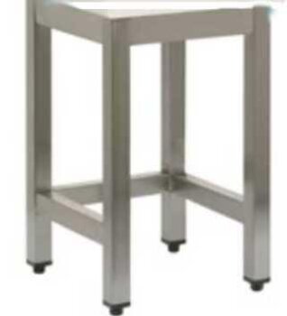 Hackblockuntergestell aus CNS 50 x 50 cm