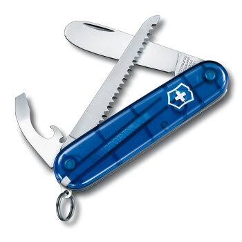 Taschenmesser My first Victorinox im Set in Blau transparent