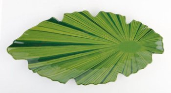Blattschale 52 x 25 cm grün