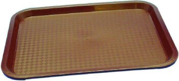 Polypropylen - Tablett in Braun