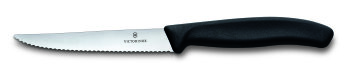 Steakmesser SwissClassic, spitz, Schwarz