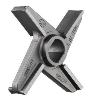 Kreuzmesser doppelt Robot-S4, 4 Flügel, UNGER, Typ R70 aus INOX