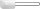Silikon-Teigschaber mit Drahtgriff Abm. 9x5 cm -- Gesamtlänge 27 cm