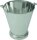Chrom-Nickel-Stahl-Eimer mit Bodenreif ca.-Inhalt 10,0 Liter