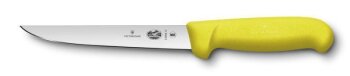 HACCP Ausbeinmesser, gerade breite Klinge Gelb