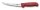 HACCP Ausbeinmesser, gebogene, schmale Klinge, 12 cm Rot