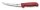 HACCP Ausbeinmesser, gebogene, schmale Klinge, 15 cm Rot
