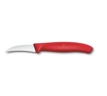 Tourniermesser Swiss Classic, 6 cm Rot
