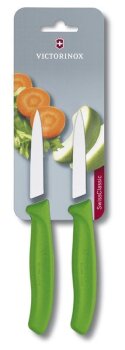 Gemüsemesser Swiss Classic, 8 cm, Grün