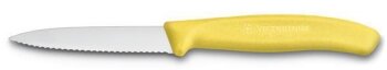 Gemüsemesser mit Wellenschliff Swiss Classic, 8 cm, Pink