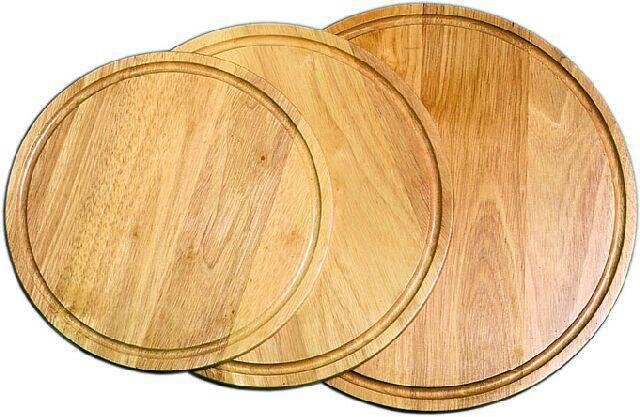 WAS Germany Holz - Pizzateller 320 mm fĂĽr-Pizza-Ă 260 + 280 mm